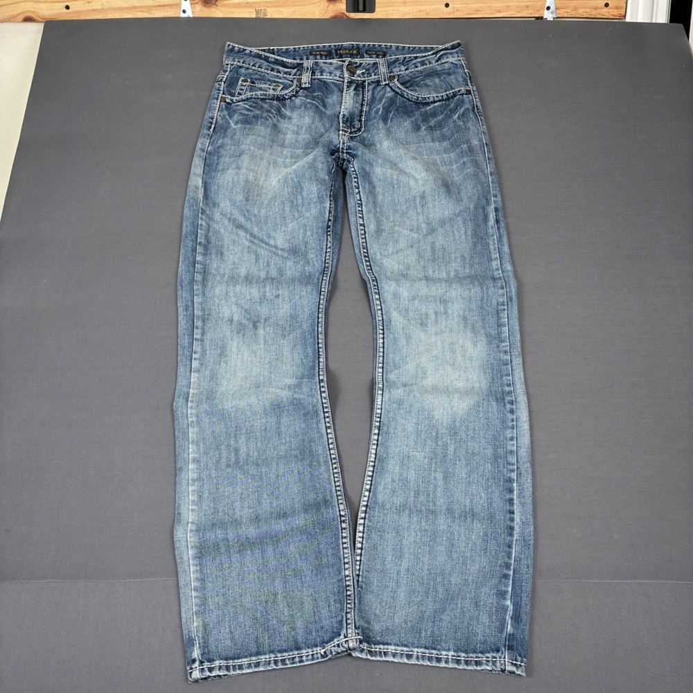 Y2K Helix Slim Bootcut Light Wash Jeans Men's Size 32x32